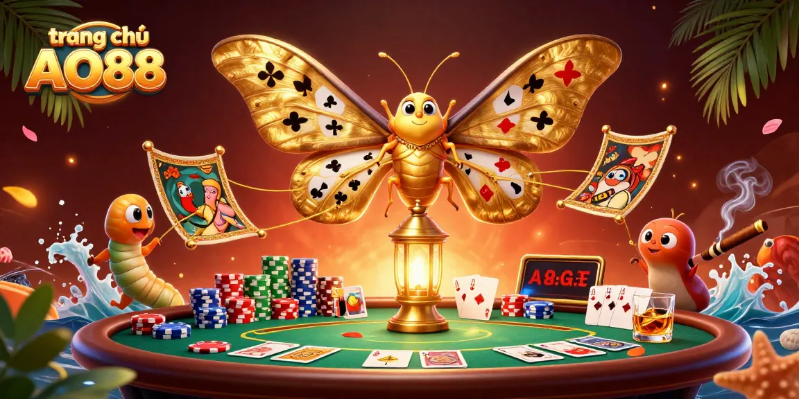 Engage with the excitement of trang chủ AO88 featuring vibrant casino elements and illustrative art.