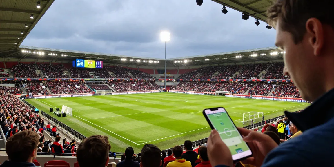 Lucky88 betting predictions in a vibrant stadium atmosphere with live match odds.
