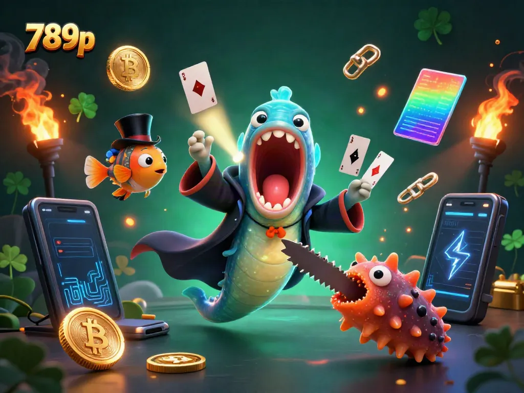 Experience thrilling gameplay with 789p, featuring magical 3D sea characters in an exciting casino scene.