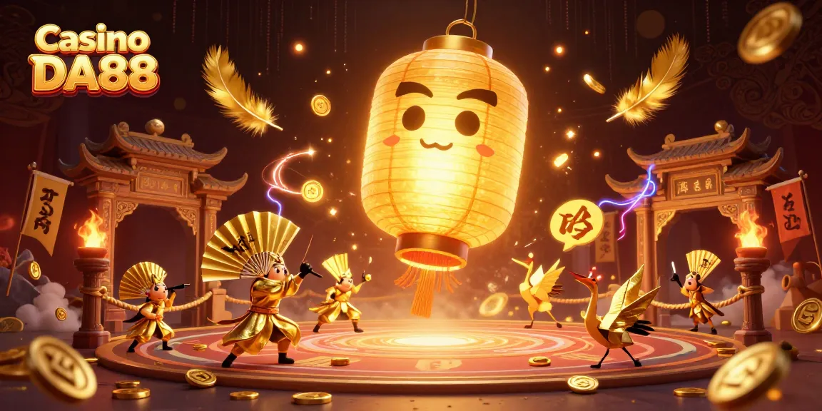 Engage with Casino DA88's vibrant offerings and high-energy gaming atmosphere, featuring unique characters.
