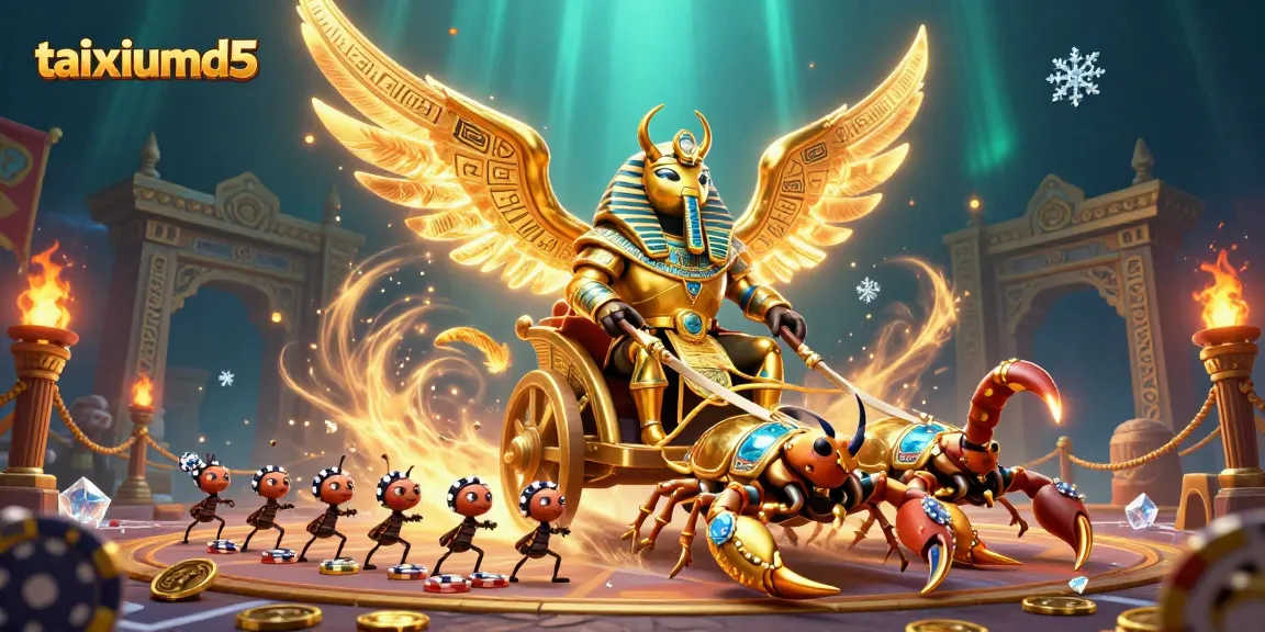 Engage in thrilling bets at taixiumd5, featuring a grand scene of unique game elements and characters.