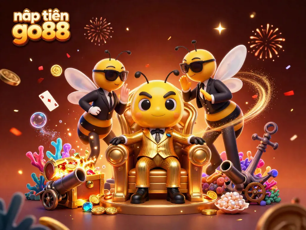 Engage with the dynamic nạp tiền go88 experience featuring vibrant cartoon characters and casino elements.