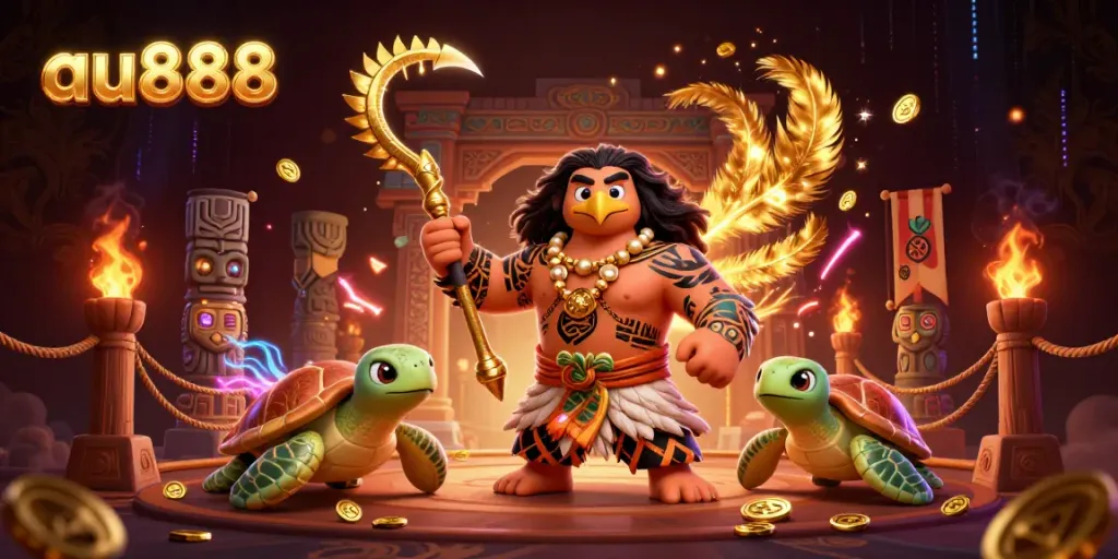 Experience exciting gameplay at au888 with vibrant 3D casino characters and dynamic betting elements.