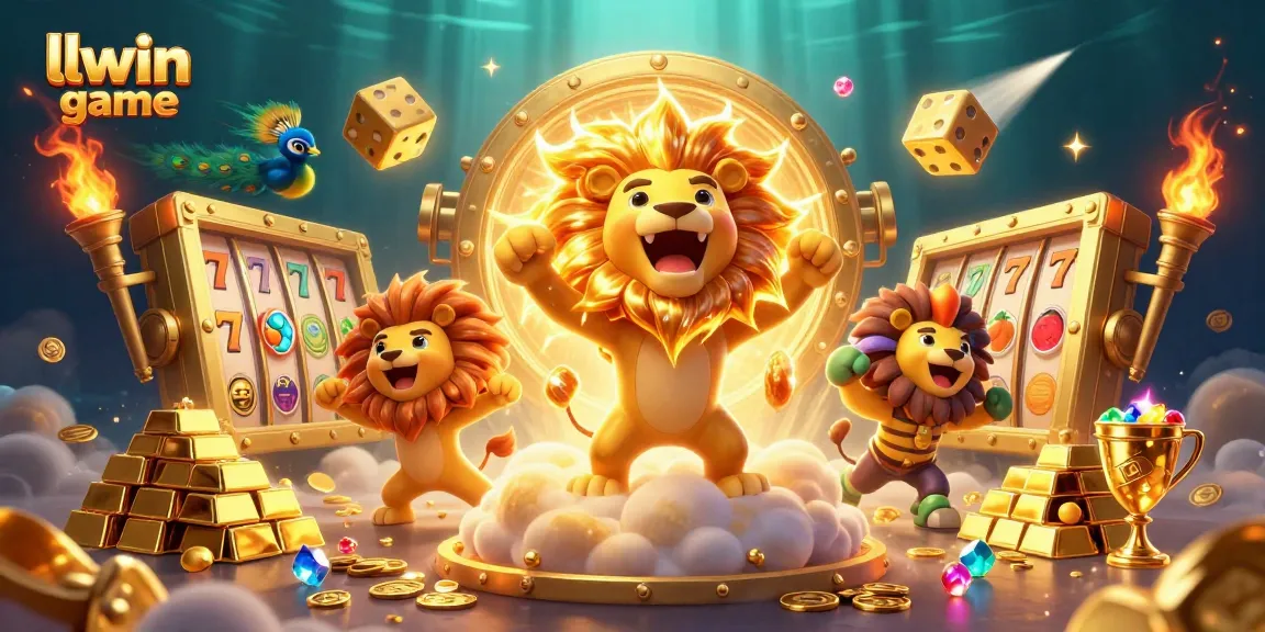 Experience winning excitement with the vibrant llwin game, featuring dynamic 3D illustrations and engaging casino elements.