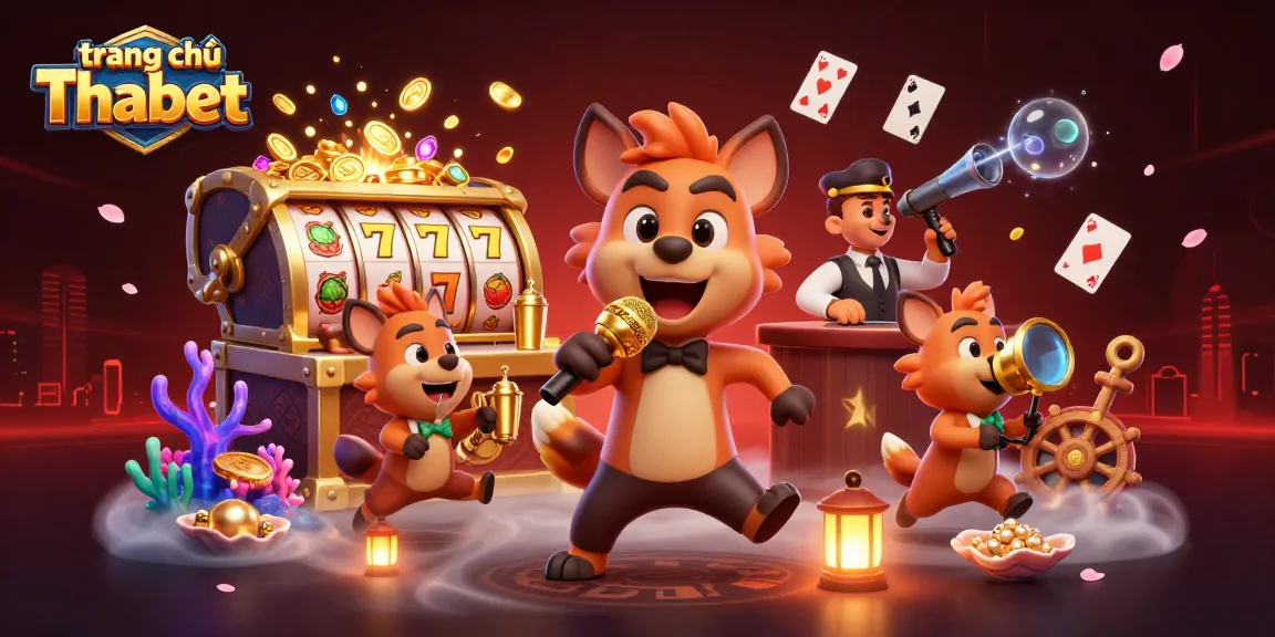 Experience the thrilling atmosphere of trang chủ Thabet with lively casino action featuring hyenas in a vibrant club.