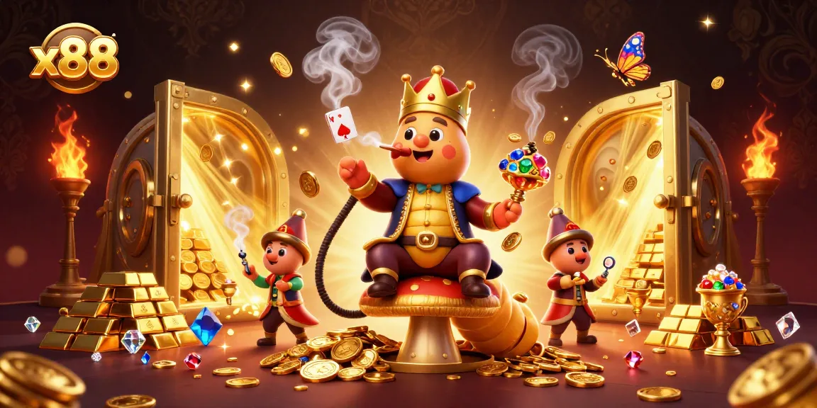 x88 players engage in thrilling gameplay with vibrant visuals and casino elements surrounding them.