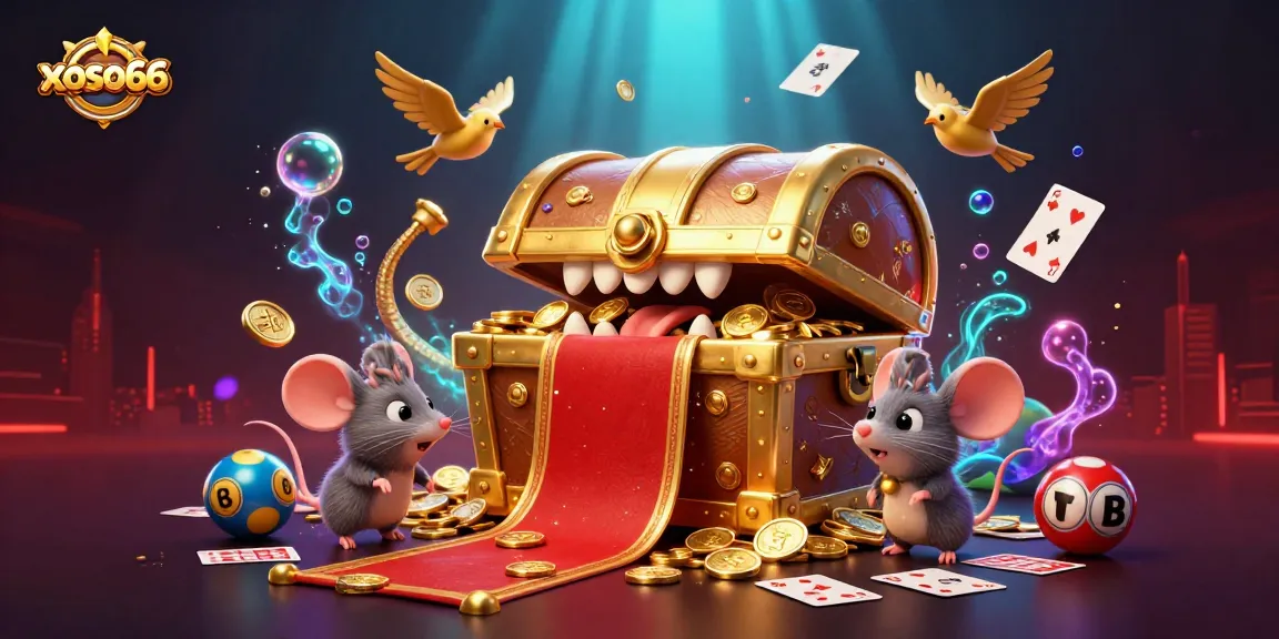 Engage with xoso66's vibrant lottery and casino world, featuring dynamic characters and a rich backdrop.