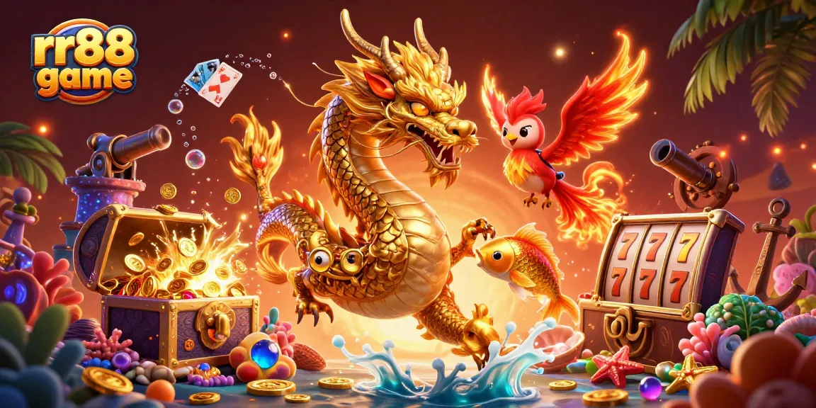 Experience thrilling bets and wins with rr88 game featuring a fierce dragon and vibrant casino elements.
